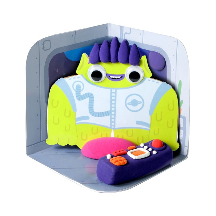 Набор легкого пластилина с 3Д конструктором &laquo;КосмоМО&raquo;