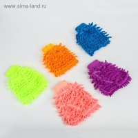 Варежка для уборки авто TORSO, односторонняя, 17×13.5 см, микс Варежка для уборки авто TORSO, односторонняя, 17×13.5 см, микс