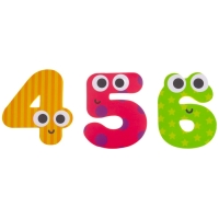 Набор стикеров EVA для ванны «Цифры», Крошка Я Набор стикеров EVA для ванны «Цифры», Крошка Я