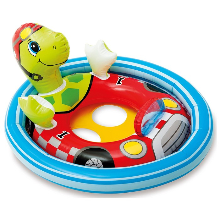 Круг для плавания «Зверюшки», с сиденьем, от 3-4 лет, цвет МИКС, 59570NP INTEX Круг для плавания «Зверюшки», с сиденьем, от 3-4 лет, цвет МИКС, 59570NP INTEX