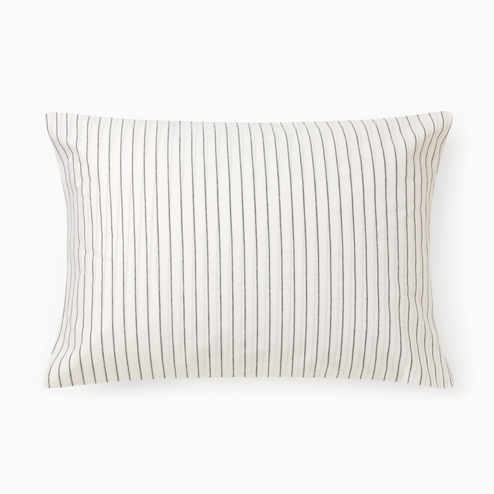 Наволочка Этель White stripes 50*70см, 100% жатый хлопок, 140 г/м² Наволочка Этель White stripes 50*70см, 100% жатый хлопок, 140 г/м²