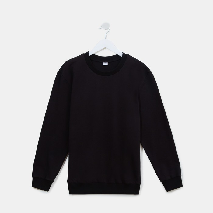 Свитшот мужской MINAKU: Casual collection MAN цвет чёрный, размер 52