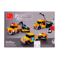 Конструктор &laquo;Городские строители&raquo;, 3 варианта сборки, 264 детали