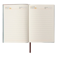 Ежедневник недатированный А5, 80 листов, линия, обложка кожзам лайт, Синий Ежедневник недатированный А5, 80 листов, линия, обложка кожзам лайт, Синий