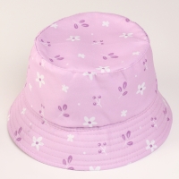 Панама детская для девочки «Полянка», цвет сиреневый, р-р 48-50 Панама детская для девочки «Полянка», цвет сиреневый, р-р 48-50