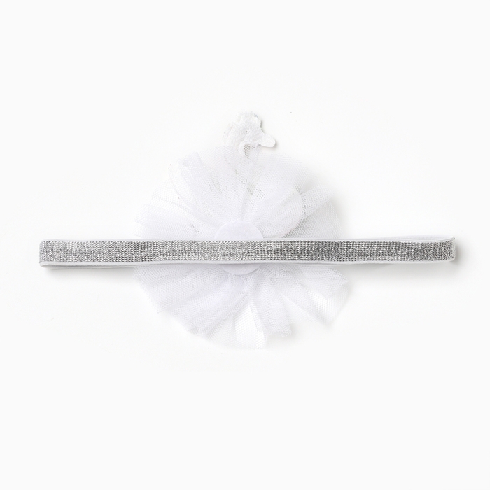 Набор для фотосессии Крошка Я Набор для фотосессии Крошка Я "Лебедь" юбка и повязка, белый, 17 см