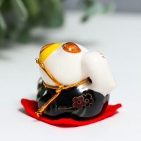 Сувенир керамика "Манэки-нэко - наслаждение" 4,5х3,8х4,6 см набор 5 шт Сувенир керамика "Манэки-нэко - наслаждение" 4,5х3,8х4,6 см набор 5 шт