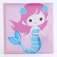 Аппликация помпошками &laquo;Русалочка&raquo;, размер &mdash; 30 &times; 30 см, клей 30 мл