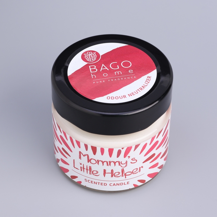 Свеча ароматическая в банке Свеча ароматическая в банке "Малиновый десерт", совый воск, 80 г