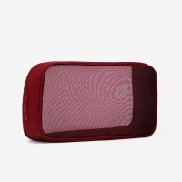 Косметичка на молнии, цвет бордовый Косметичка на молнии, цвет бордовый