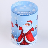 Копилка на новый год для декорирования стразами и фольгой &laquo;Дедушка и зверята&raquo;, новогодний набор для творчества