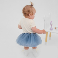 Юбка трёхслойная Крошка Я, синий, 17 х 19 см