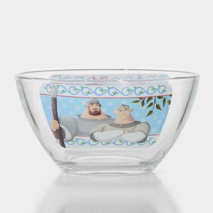 Салатник стеклянный «Три Богатыря», 500 мл, d=13 см Салатник стеклянный «Три Богатыря», 500 мл, d=13 см