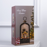 Светодиодная фигура «Фонарь с ёлкой» 13 × 30 × 7 см, пластик, батарейки ААх3 (не в комплекте), USB, свечение тёплое белое Светодиодная фигура «Фонарь с ёлкой» 13 × 30 × 7 см, пластик, батарейки ААх3 (не в комплекте), USB, свечение тёплое белое