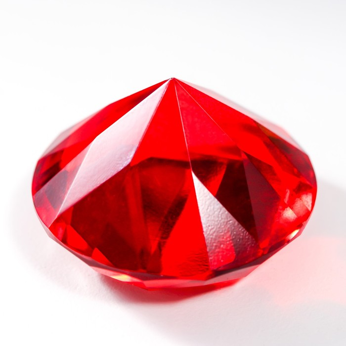 Сувенир стекло "Бриллианты" набор 6 шт d=4 см в коробке 17х12х4 см МИКС