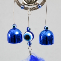 Музыка ветра металл от сглаза "Ганеша" 2 колокольчика 40х8х2,5 см Музыка ветра металл от сглаза "Ганеша" 2 колокольчика 40х8х2,5 см