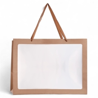 Пакет подарочный с окном, крафт, 60 х 45 х 35 см Пакет подарочный с окном, крафт, 60 х 45 х 35 см