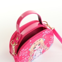 Сумка детская для девочки на молнии &laquo;Выбражулька&raquo;, цвет малиновый