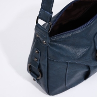 Сумка-мешок на молнии цвет синий Сумка-мешок на молнии цвет синий