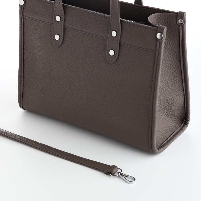 Сумка женская на молнии, TEXTURA, средний размер, цвет коричневый Сумка женская на молнии, TEXTURA, средний размер, цвет коричневый