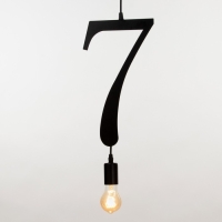 Светильник BayerLux "Цифра 7" E27 40Вт черный 35х20 см Светильник BayerLux "Цифра 7" E27 40Вт черный 35х20 см