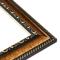 Рама для картин (зеркал) 40 х 50 х 2,8 см, пластиковая, Calligrata 6448, золото Рама для картин (зеркал) 40 х 50 х 2,8 см, пластиковая, Calligrata 6448, золото