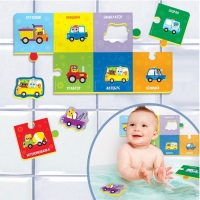 Мягкий пазл для малышей &laquo;Веселый транспорт&raquo;, 16 деталей, Крошка Я