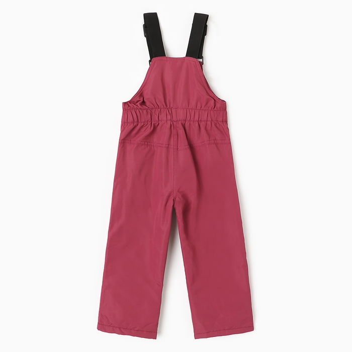 Полукомбинезон утеплённый для девочек, цвет фуксия, рост 80 см Полукомбинезон утеплённый для девочек, цвет фуксия, рост 80 см