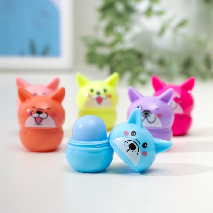 Бальзам для губ «Пёсик», микс цветов и ароматов Бальзам для губ «Пёсик», микс цветов и ароматов