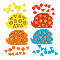 Мозаика &laquo;Ёжик в лесу&raquo;, 15 &times; 10 см, набор 4 шт.