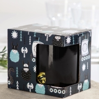 Кружка - хамелеон керамическая Доляна &laquo;Брутальный джентльмен&raquo;, 350 мл