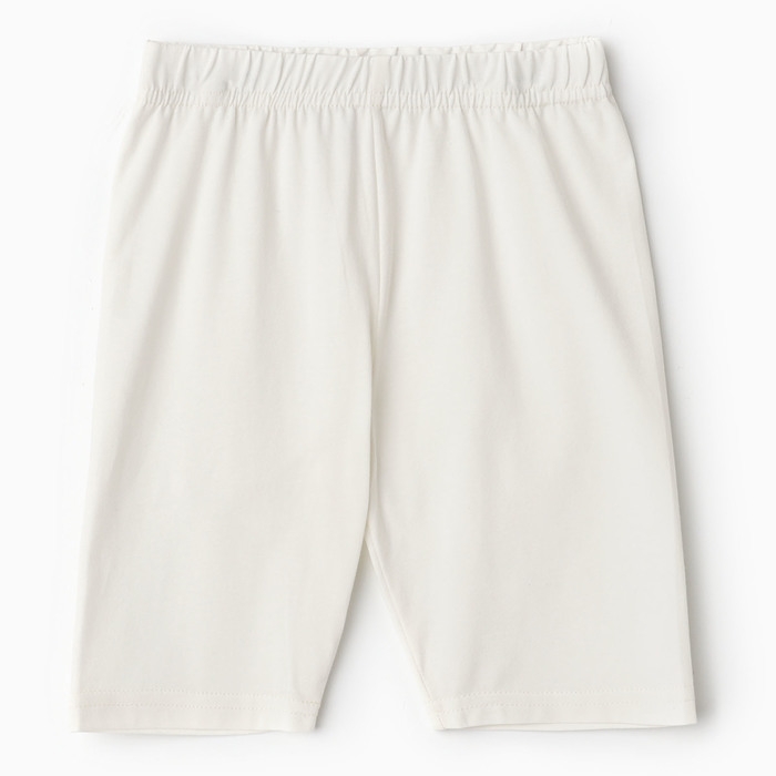 Велосипедки для девочки MINAKU цвет молочный рост 122 см