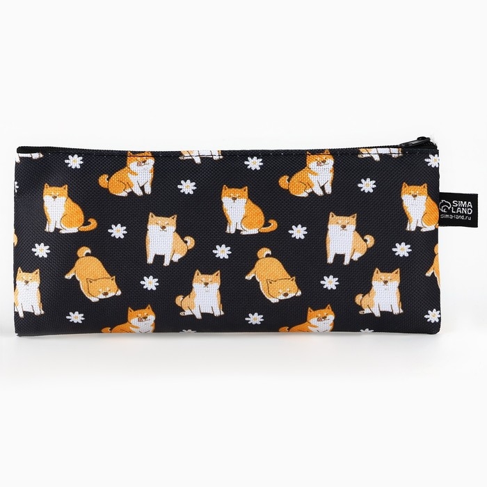 Пенал школьный текстильный &laquo;1 сентября: Сиба&raquo;, 20 х 8 см