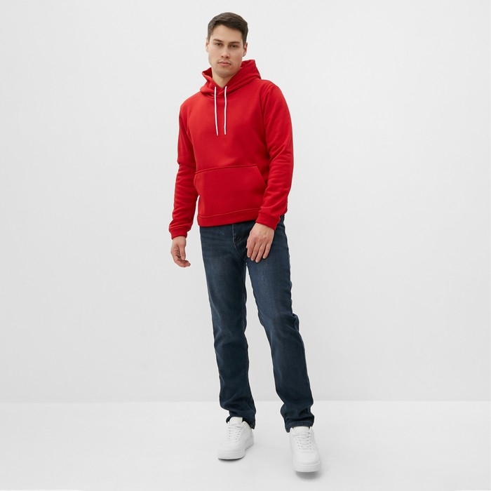 Толстовка мужская НАЧЁС, цвет красный, размер 60