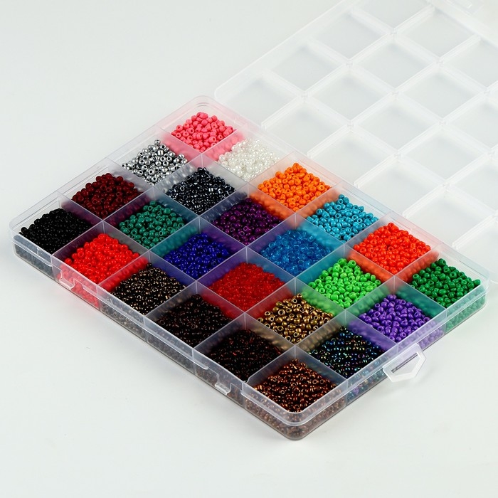 Набор для создания украшений, 48 цветов, леска, фурнитура, шармы