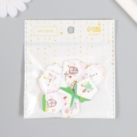 Пуговицы дерево для творчества 2 прокола "Домик - весна" набор 10 шт 2,5х2,5 см Пуговицы дерево для творчества 2 прокола "Домик - весна" набор 10 шт 2,5х2,5 см