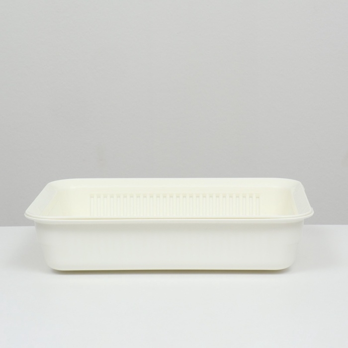 Туалет с сеткой, 35,5х26х7 см, белый Туалет с сеткой, 35,5х26х7 см, белый