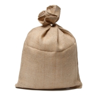 Мешок джутовый, 45 &times; 60 см, плотность 315 г/м&sup2;, плетение 46 &times; 40 нитей, с завязками