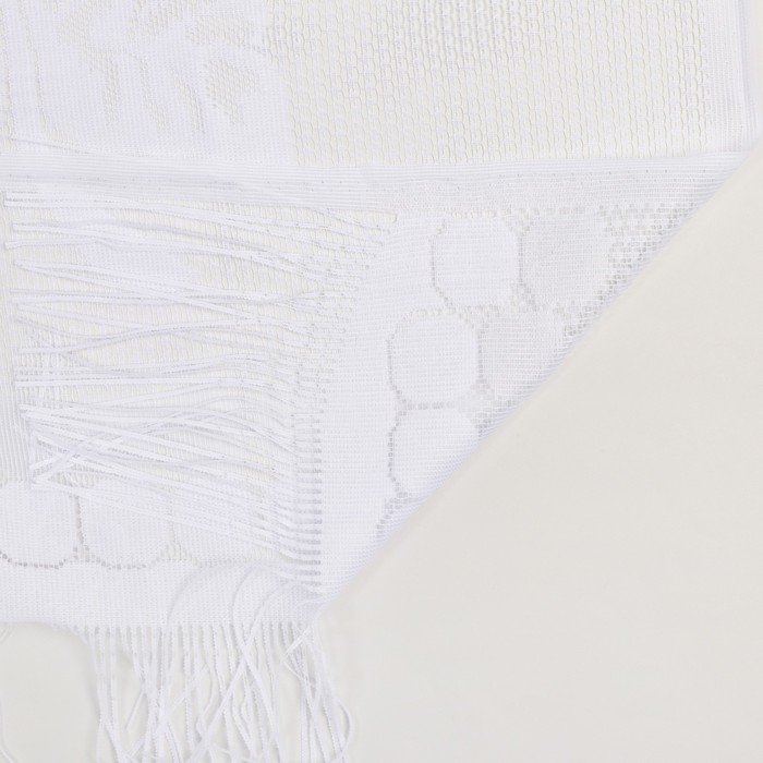 Тюль на кухню на шторной ленте, 210х155 см, 100% полиэстер