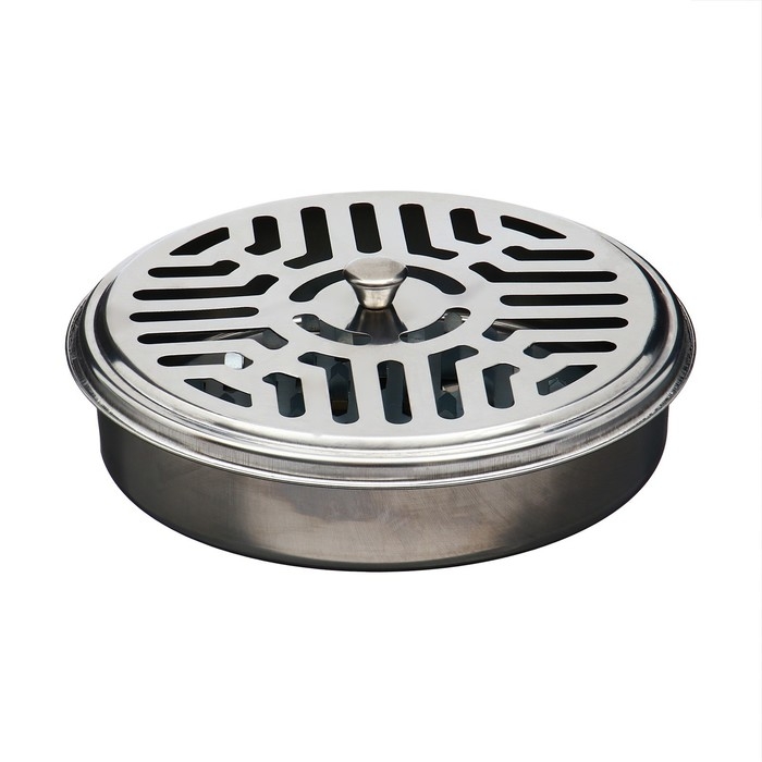 Подставка под спирали от комаров, для благовоний, с крышкой, металл, Greengo