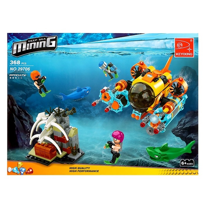 Конструктор Кладоискатели &laquo;Батискаф&raquo;, 368 деталей