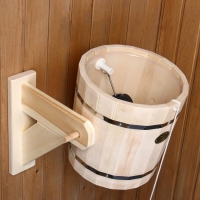 Обливное устройство из липы, 13л, пластиковая вставка, "Добропаровъ" Обливное устройство из липы, 13л, пластиковая вставка, "Добропаровъ"