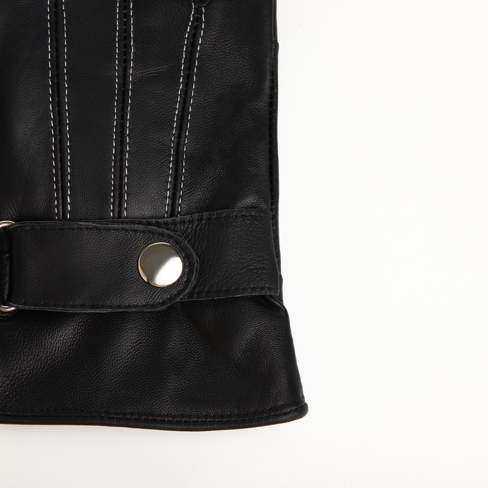 Перчатки мужские, размер XL, с утеплителем, цвет чёрный Перчатки мужские, размер XL, с утеплителем, цвет чёрный