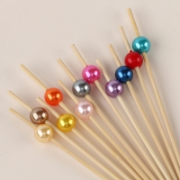 Шпажки для канапе &laquo;Жемчужина&raquo; набор 24 шт., цвет МИКС