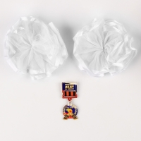 Карнавальный набор «Защитница отчизны» голубой берет, размер 54-56, банты 2 шт Карнавальный набор «Защитница отчизны» голубой берет, размер 54-56, банты 2 шт