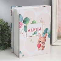Фотоальбом на 200 фото 10х15 см "Любящие зайки" МИКС 26х20,5х5,6 см