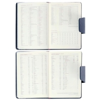 Ежедневник недатированный А5, 160 листов Prestige, обложка искусственная кожа, клапан, синий Ежедневник недатированный А5, 160 листов Prestige, обложка искусственная кожа, клапан, синий