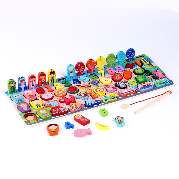 Логический центр 3 в 1 &laquo;Животные, профессии, счёт&raquo; 44,5 &times; 17,8 &times; 4,3 см