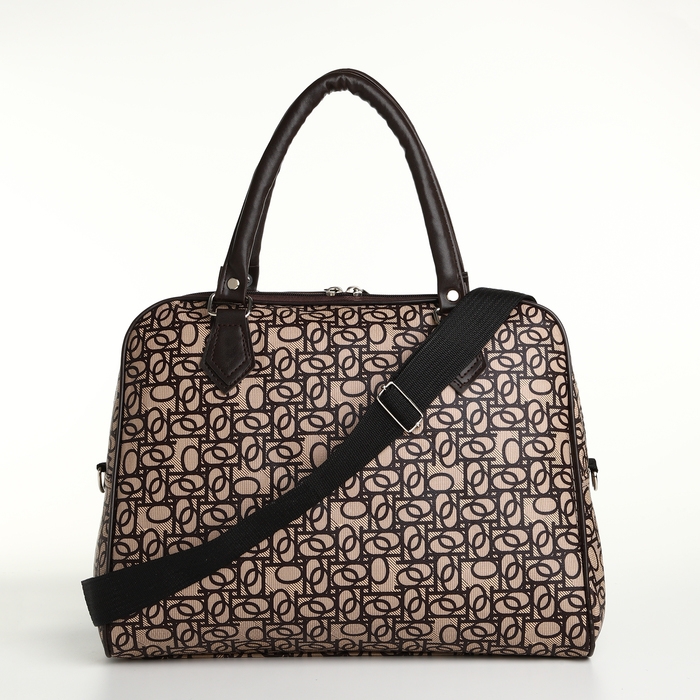 Сумка дорожная на молнии, цвет коричневый Сумка дорожная на молнии, цвет коричневый