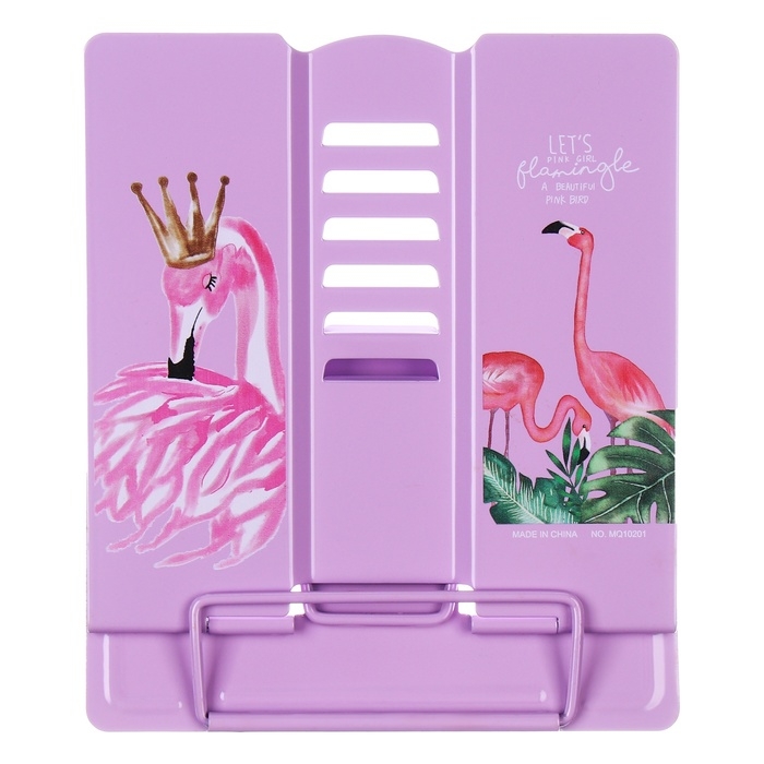 Подставка для книг малая 15,2 х 15,2 х 12,5 см Подставка для книг малая 15,2 х 15,2 х 12,5 см "Фламинго", металлическая, МИКС